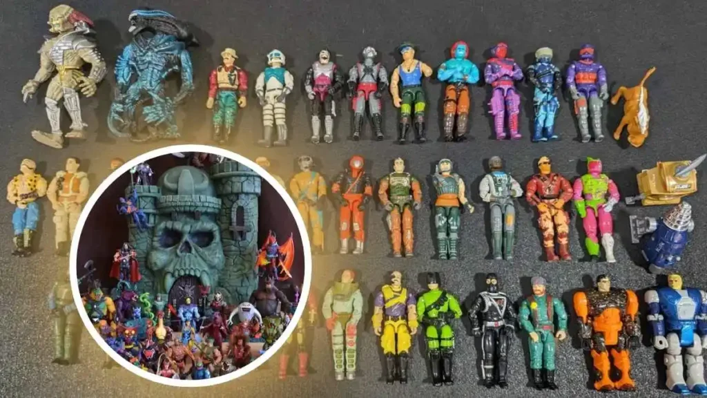 Extensive Collection of 1980s Figurine Toys